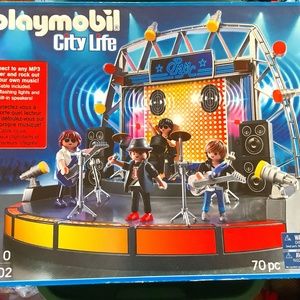 Playmobil City Life 5602 Rock Band with MP3 connectivity